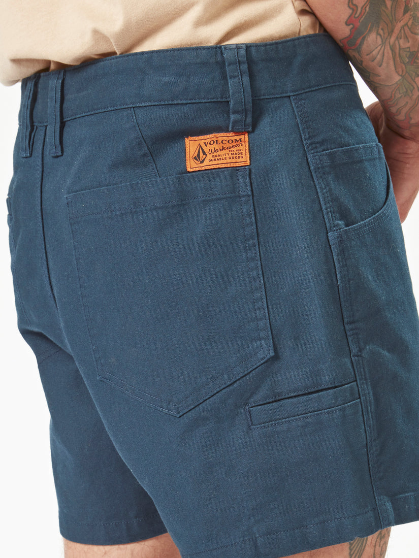 Volcom Workwear Bevel Work Short 15" - Navy