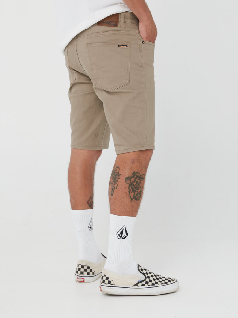 V Vorta Twill Short - Beige