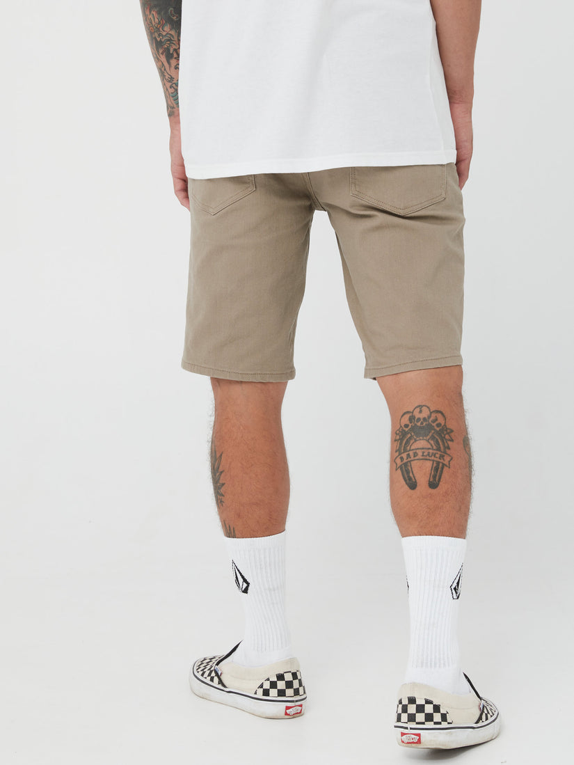 V Vorta Twill Short - Beige