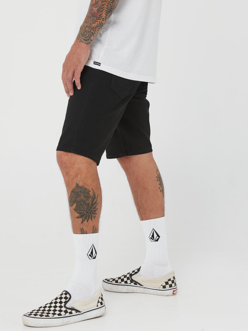 V Vorta Twill Short - Black (A09316G3_BLK) [1]