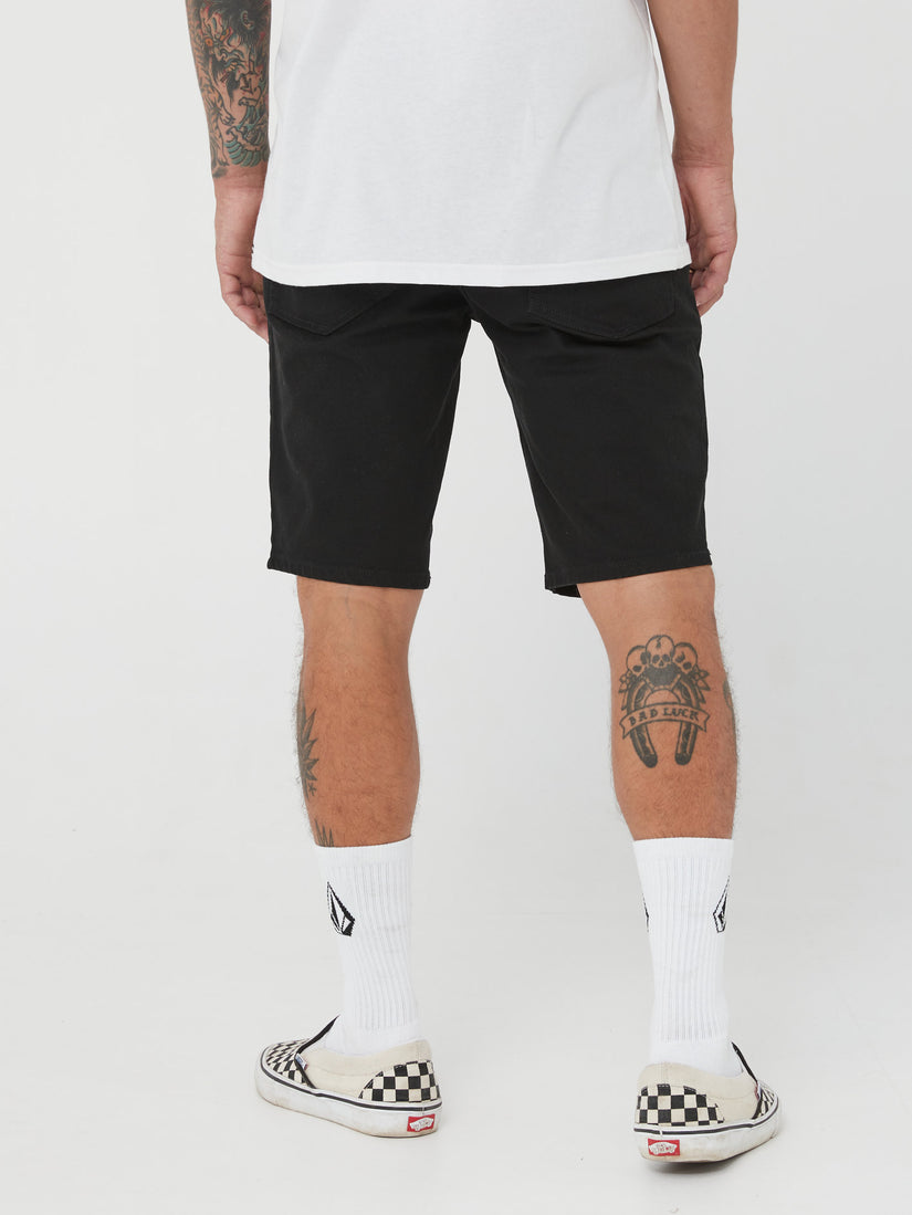 V Vorta Twill Short - Black (A09316G3_BLK) [B]