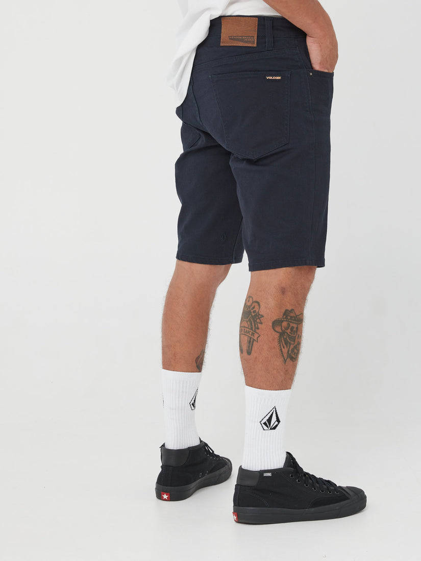 V Vorta Twill Short - Navy