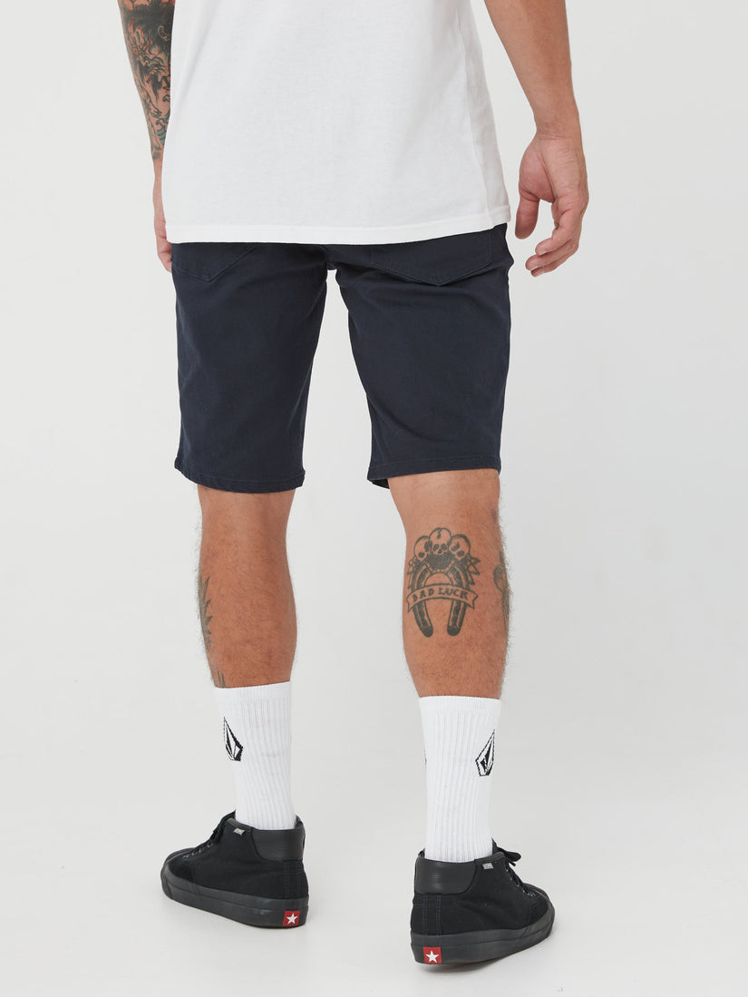 V Vorta Twill Short - Navy