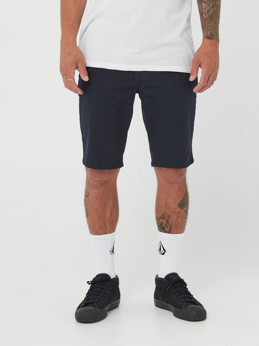 V Vorta Twill Short - Navy