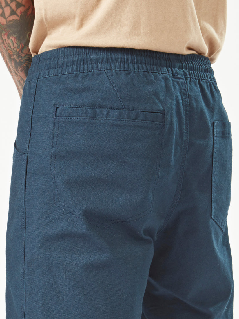 Volcom Workwear Caliper Elastic Waist Short 17" - Navy