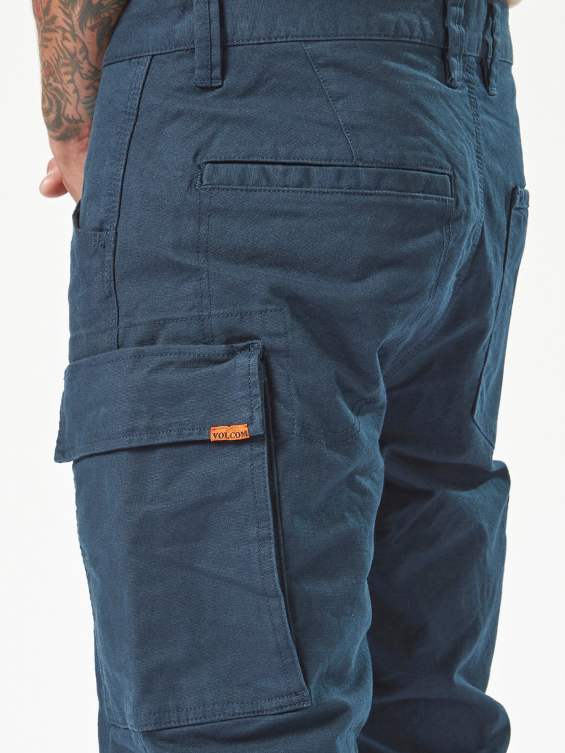 Volcom Workwear Caliper Cuffed Pant - Navy