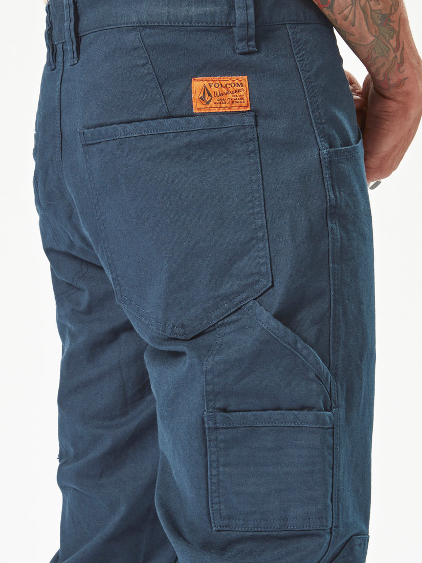 Volcom Workwear Caliper Cuffed Pant - Navy