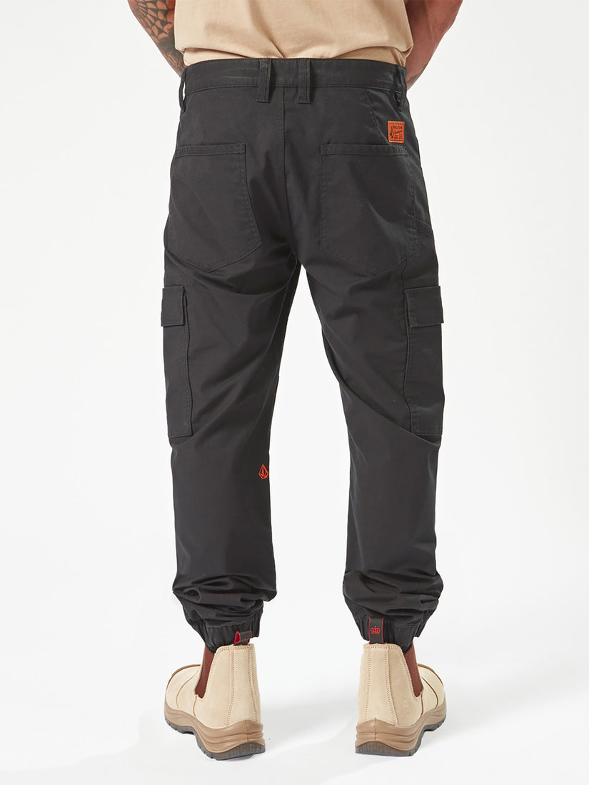 Volcom Workwear Meter Light Cuffed Pant - Black