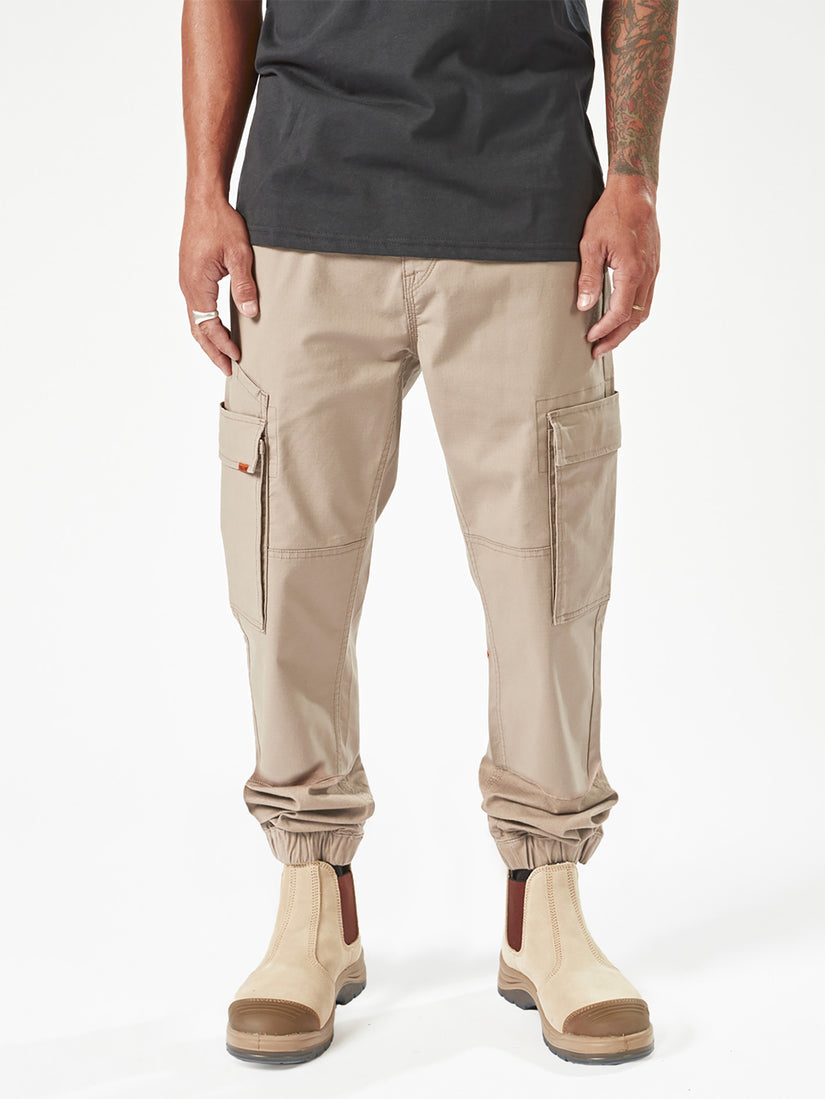 Volcom Workwear Meter Light Cuffed Pant - Brindle