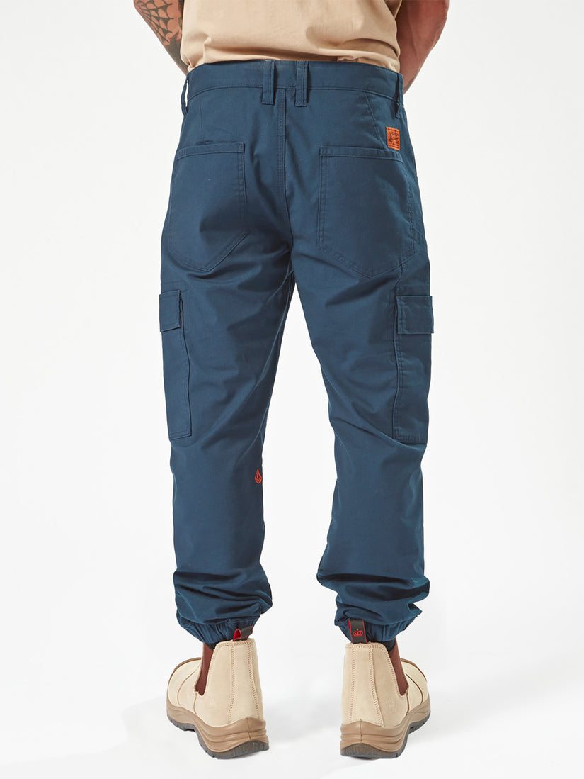 Volcom Workwear Meter Light Cuffed Pant - Navy