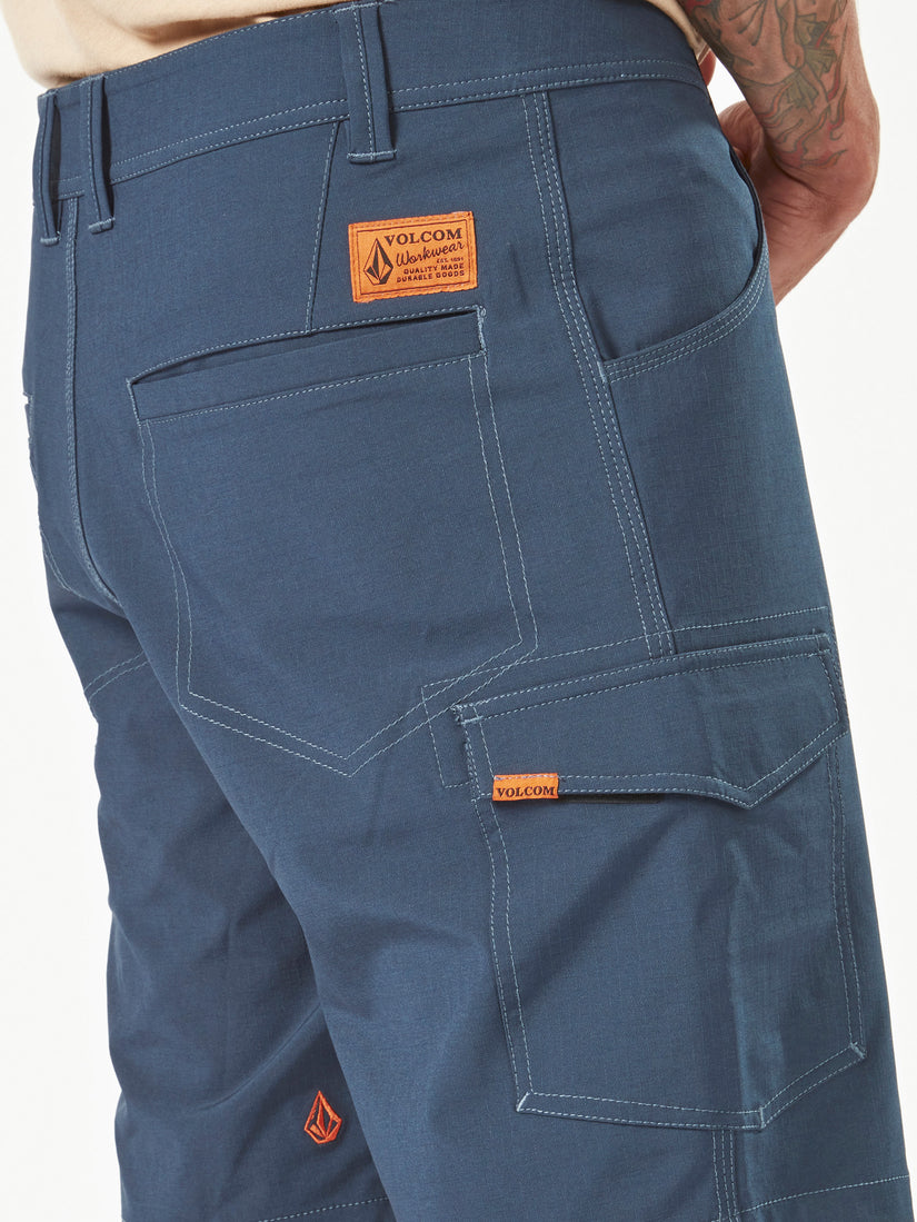 Volcom Workwear Slab Hybrid Short 20" - Navy