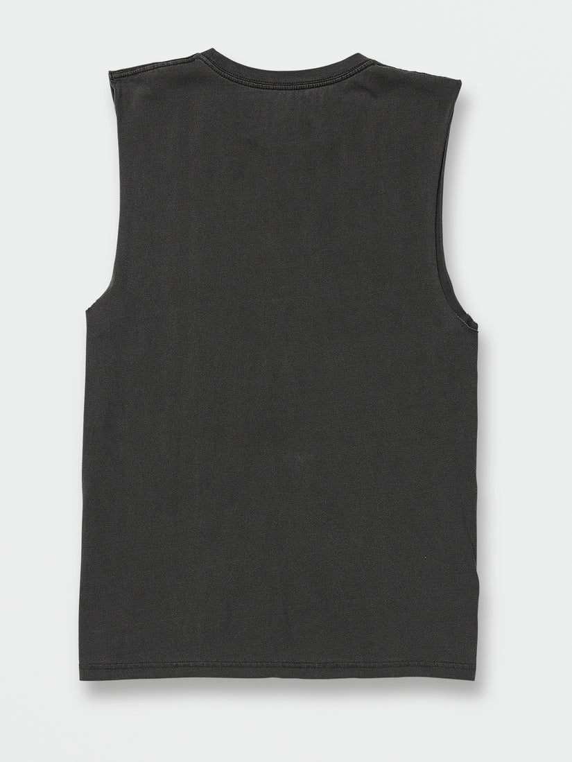 Aus Wash Muscle Tee Black (A3742272_BLK) [B]