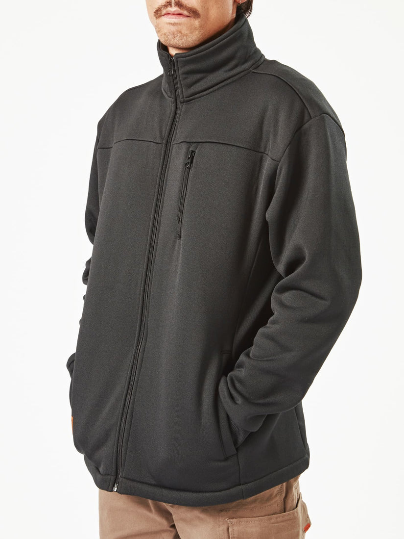 Volcom Workwear Bonded Fleece Jacket - Black