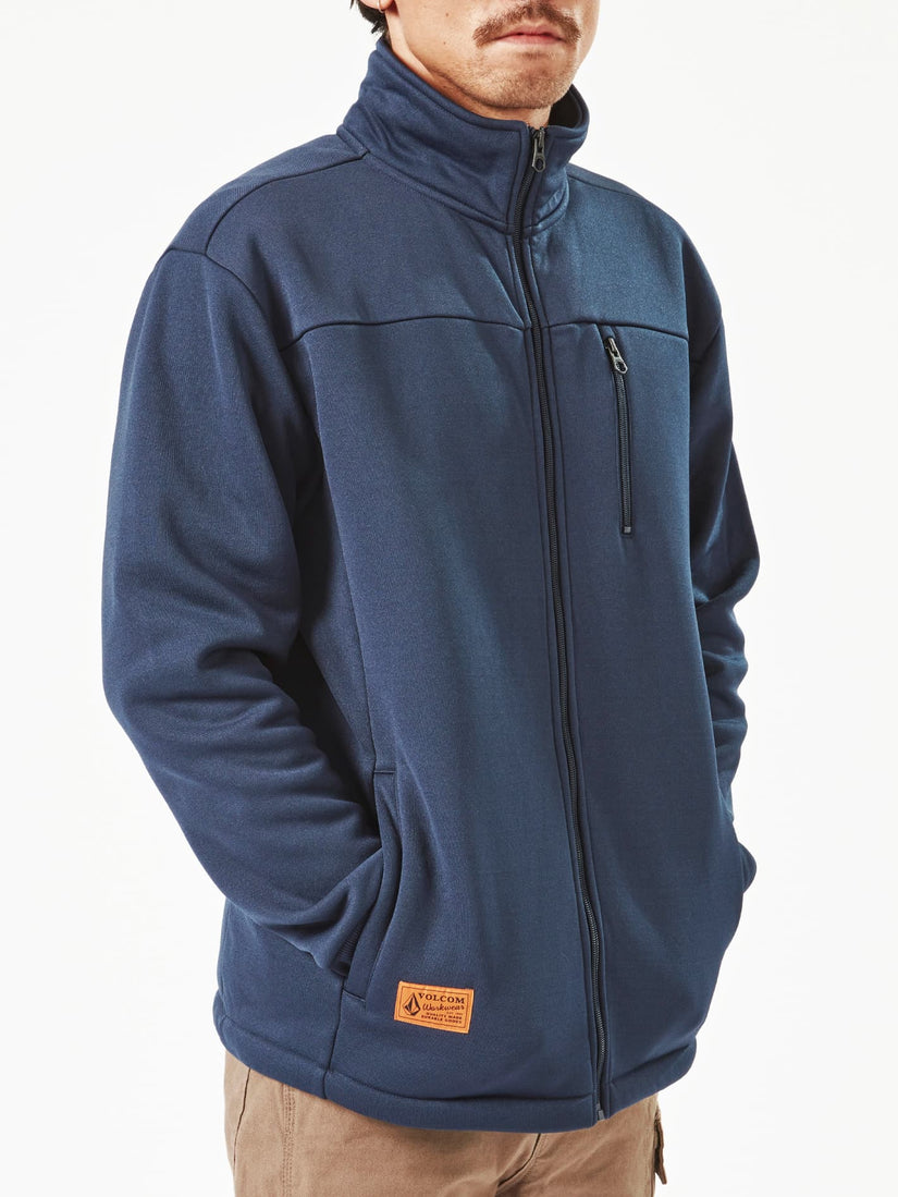 Volcom Workwear Bonded Fleece Jacket - Navy