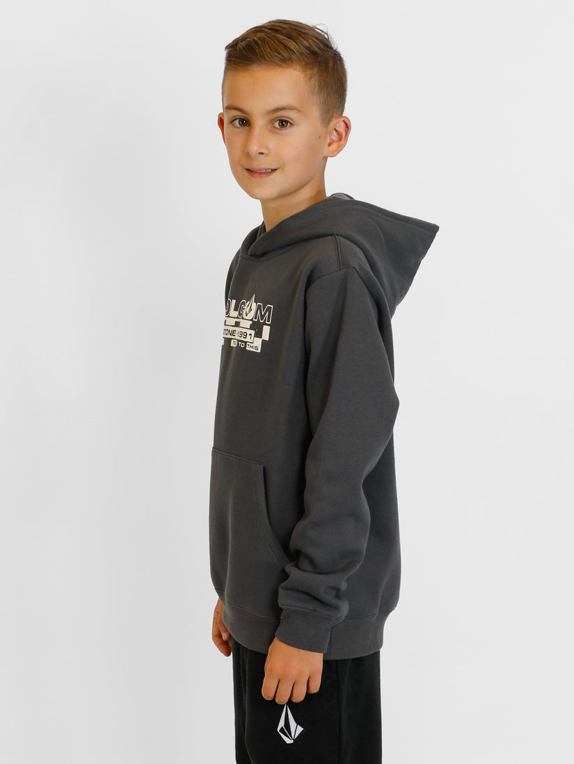 Boys Youth Stamped Pullover Fleece - Asphalt Black (C4112280_ASB2) [1]