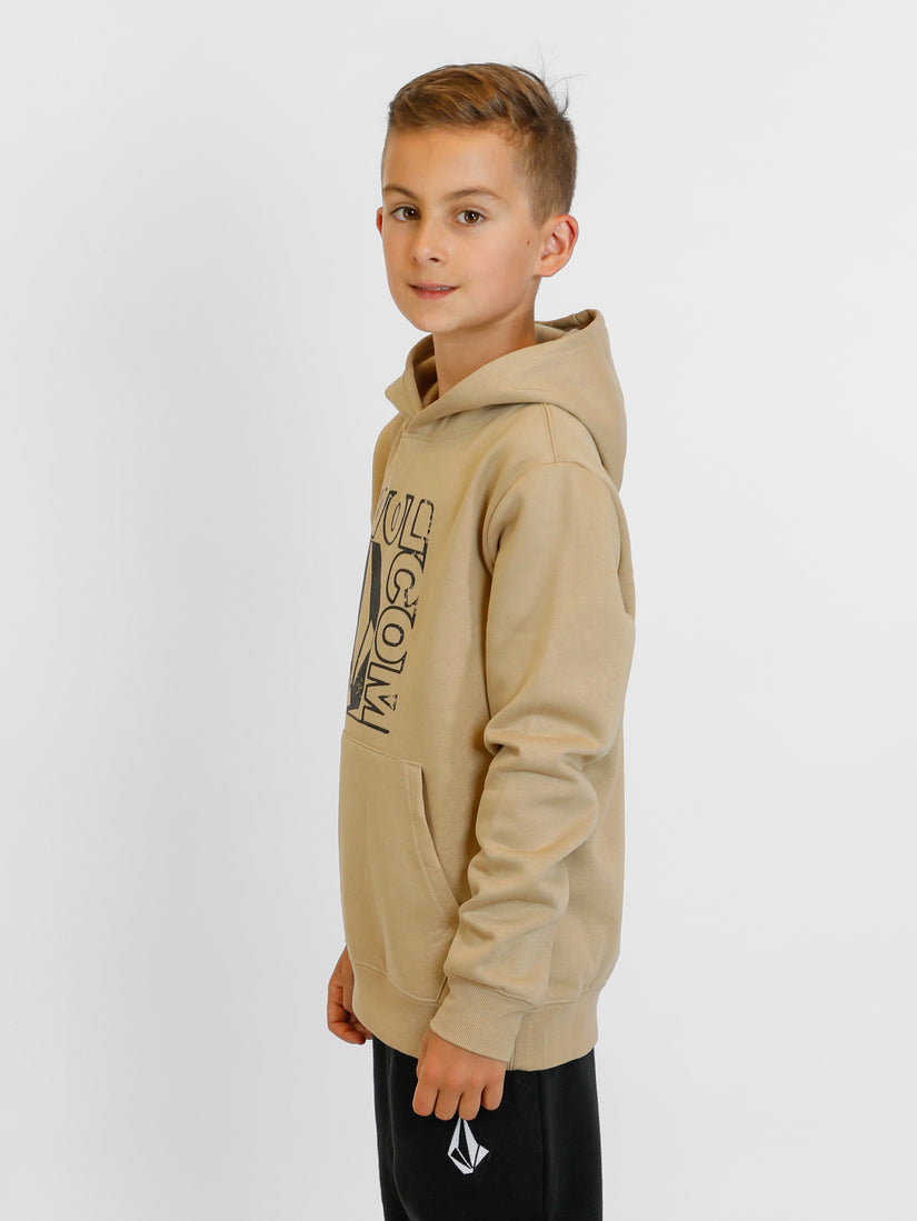 Boys Youth Stamped Pullover Fleece - Gravel (C4112280_GRV) [1]