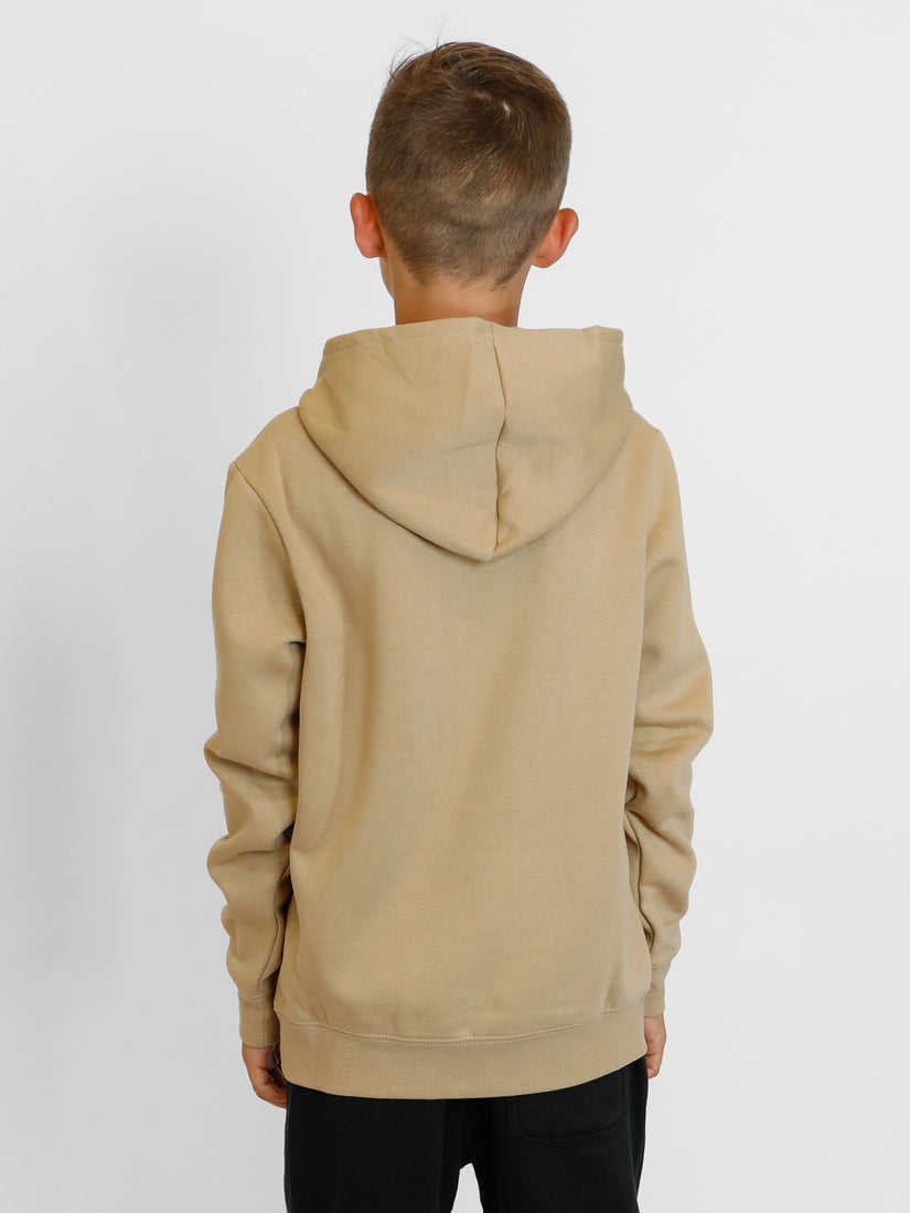 Boys Youth Stamped Pullover Fleece - Gravel (C4112280_GRV) [B]