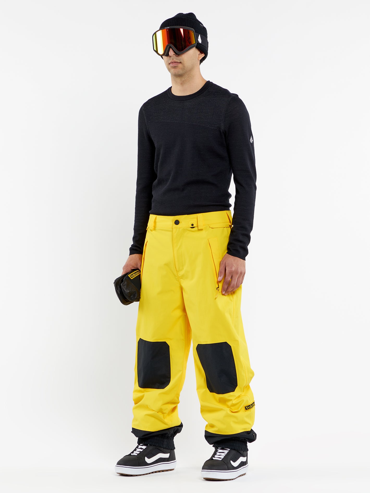 Mens Longo Gore Tex Pants Bright Yellow 2023 Volcom