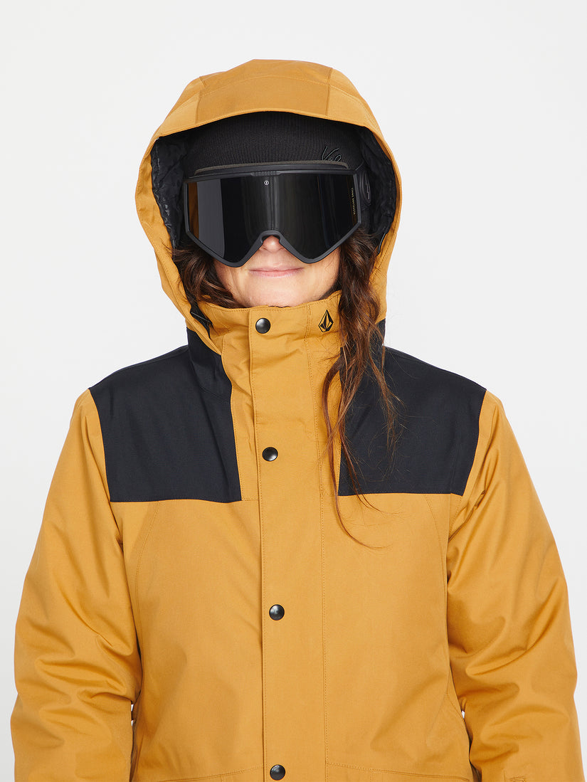 Womens Ell Insulated Gore-Tex Jacket - Caramel (H0452302_CRL) [1]