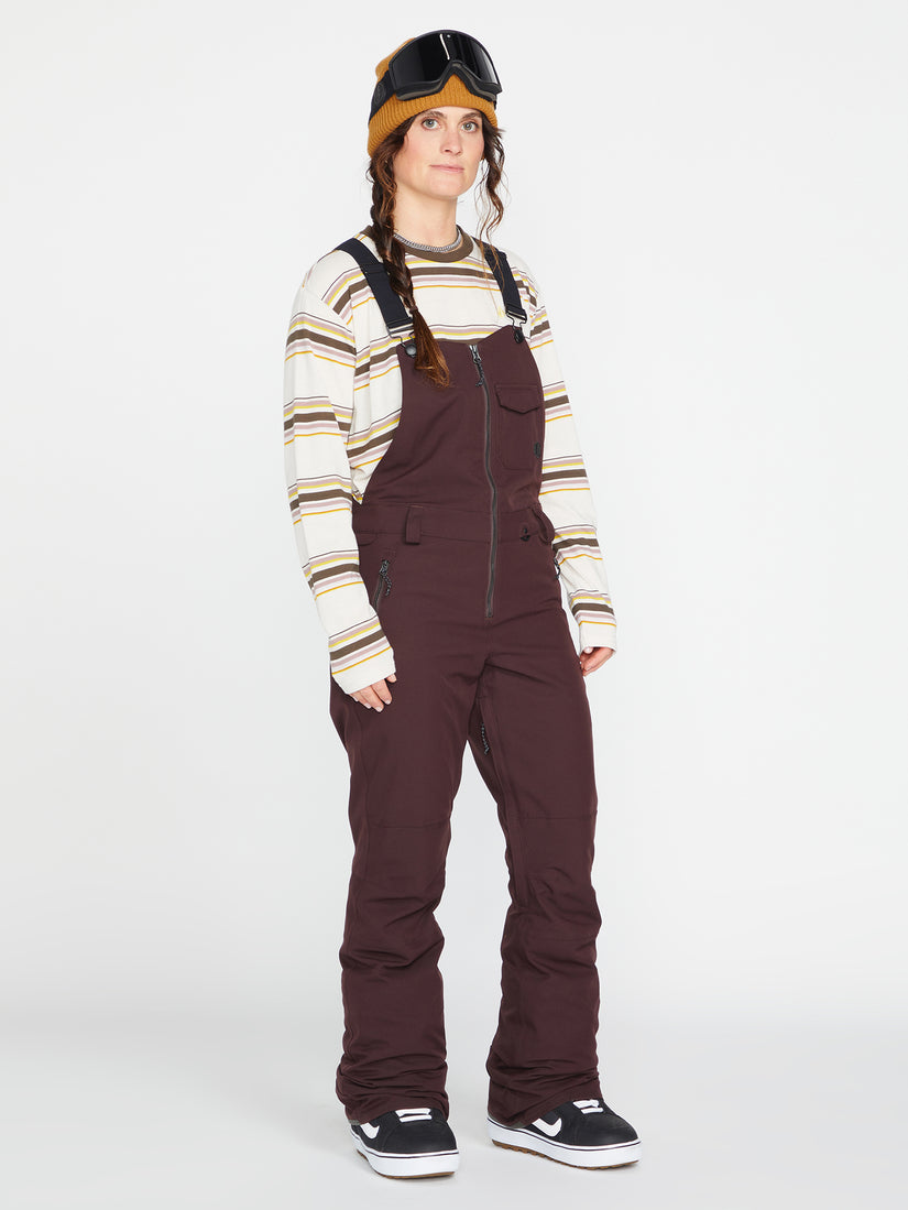 Womens Swift Bib Overall - Black Plum (H1352311_BPM) [F]